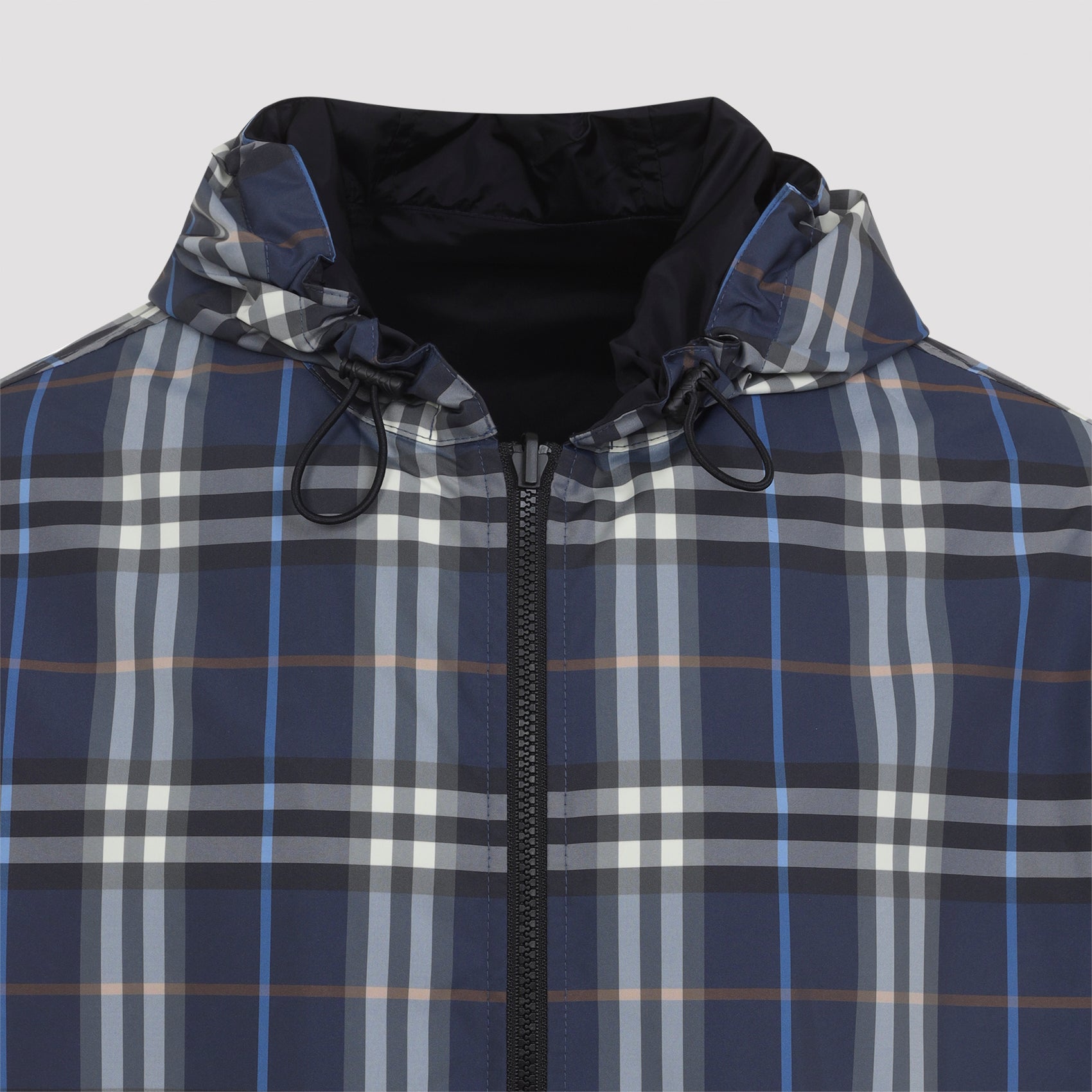Burberry Check Newport Reversible Hooded Jacket