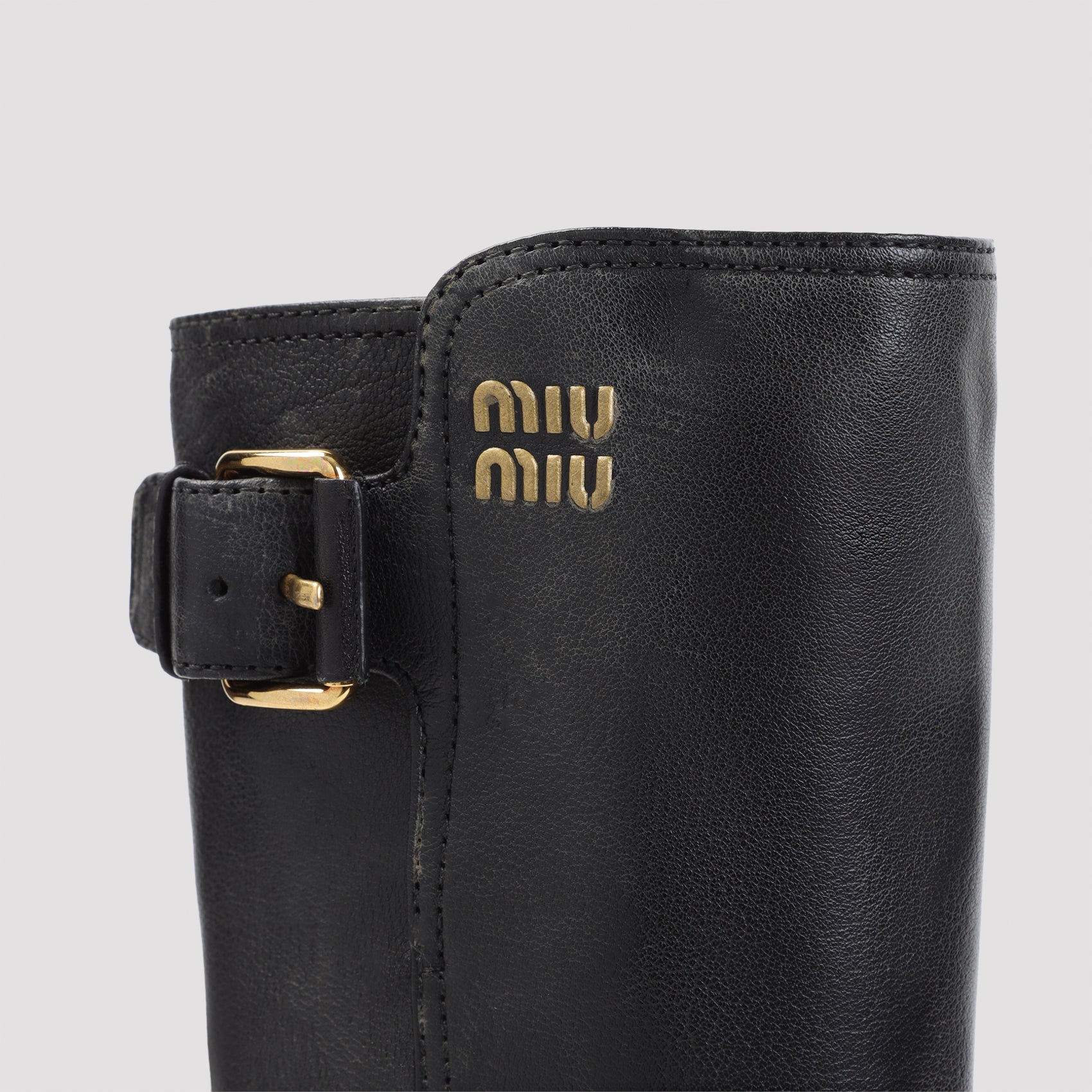 Miu Miu Leather Boots