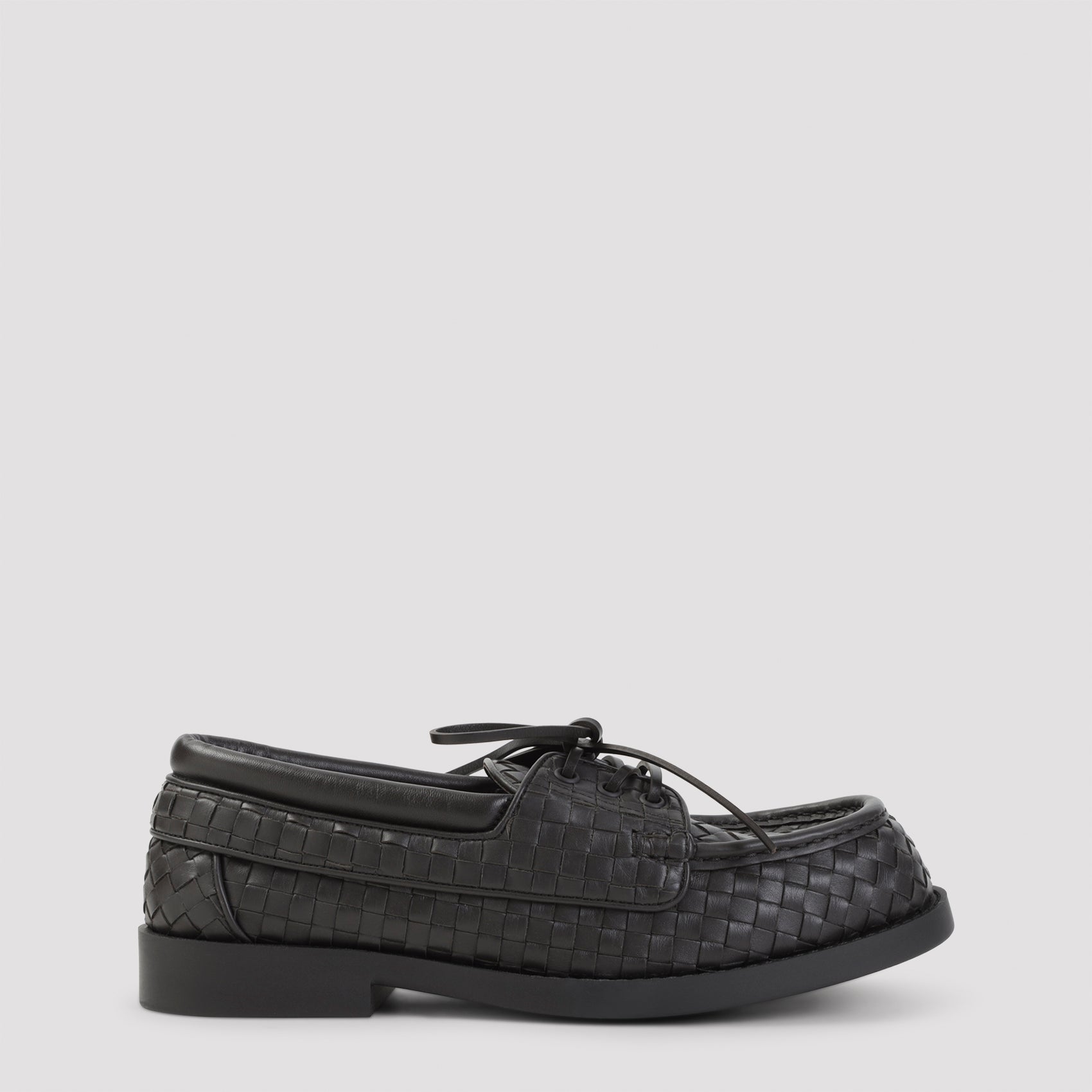 Bottega Veneta Pier Intrecciato Boat Shoes