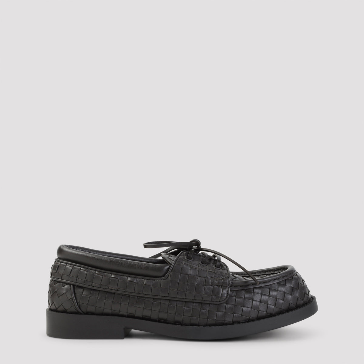 Bottega Veneta Pier Intrecciato Boat Shoes