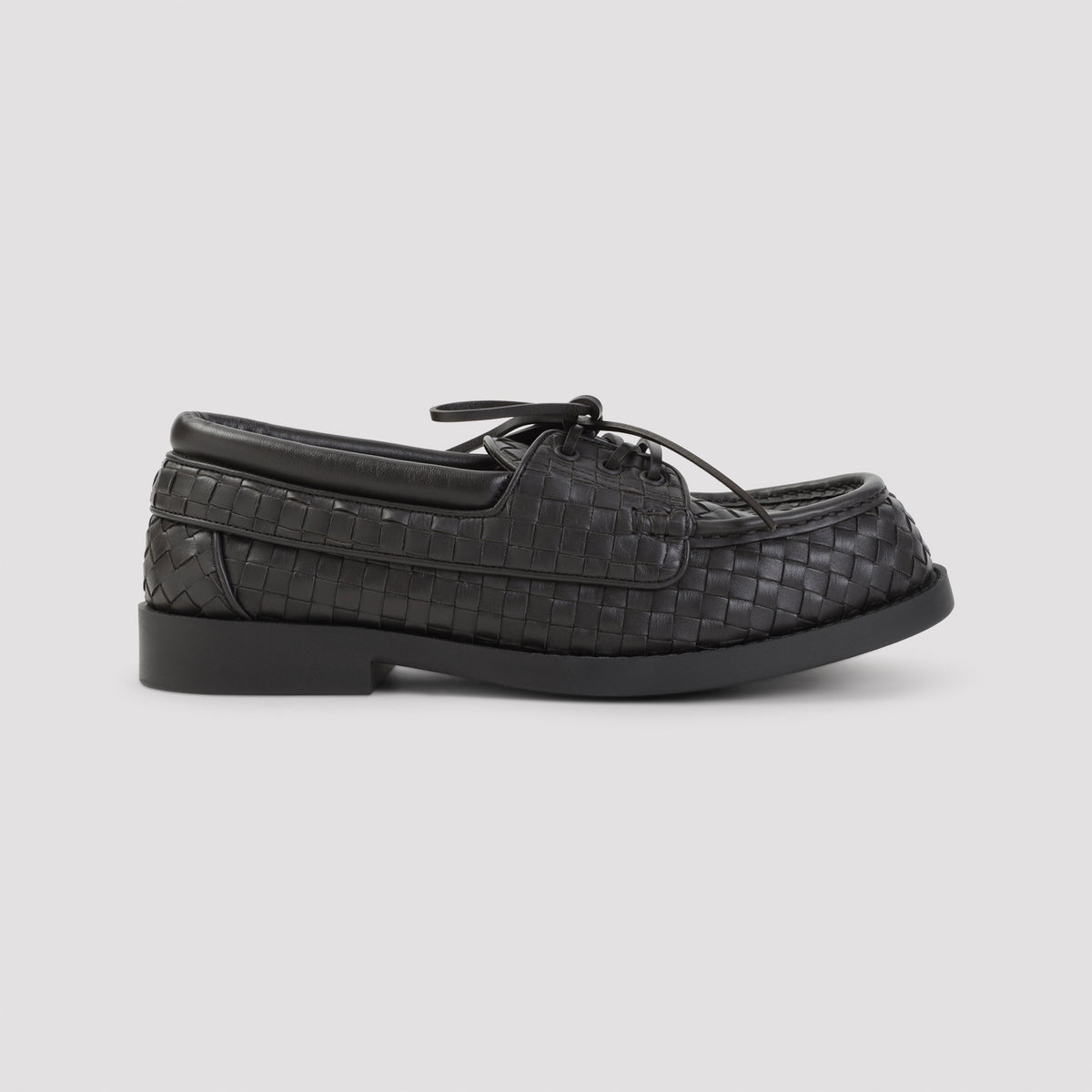 Bottega Veneta Pier Intrecciato Boat Shoes