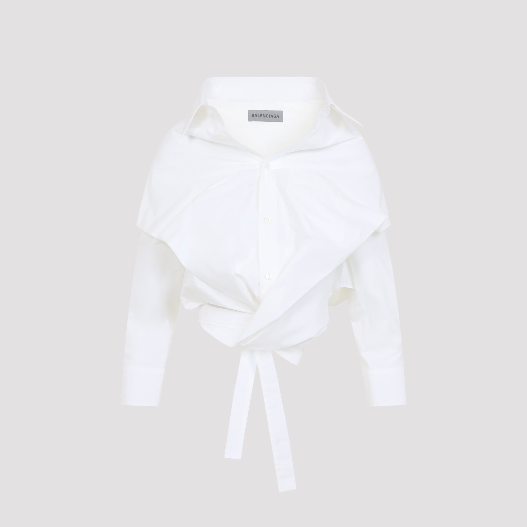 Balenciaga Off Shoulder Shirt