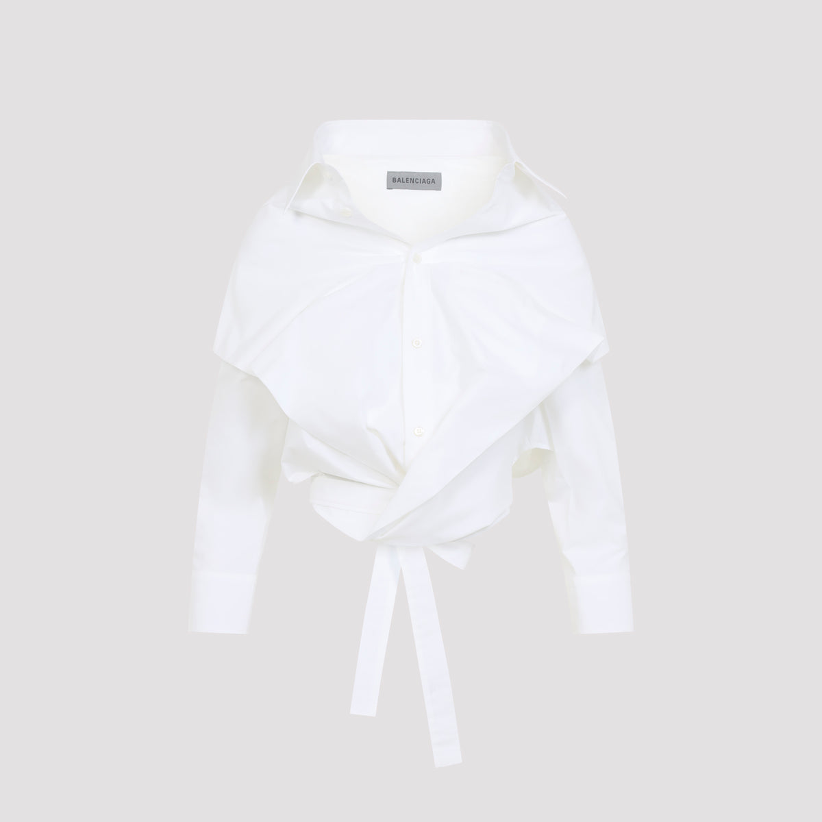 Balenciaga Off Shoulder Shirt