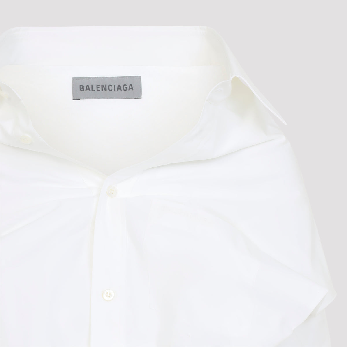 Balenciaga Off Shoulder Shirt