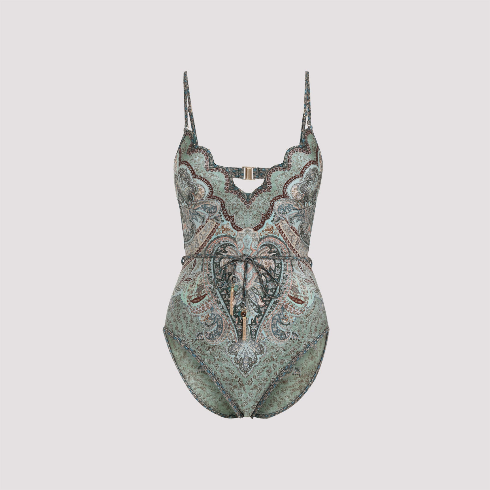 Zimmermann Wanderlust Scallop One-Piece