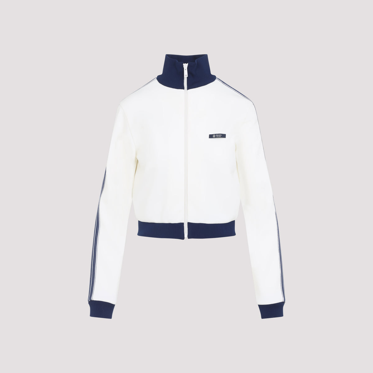 Prada Zip-Up Logo Jacket