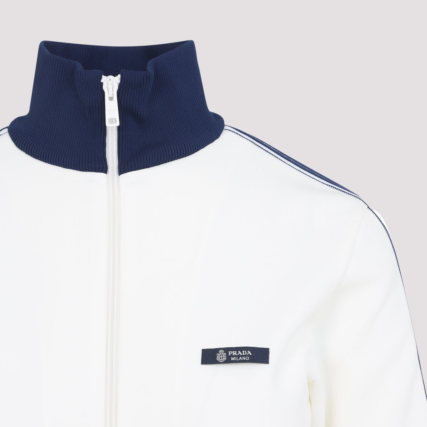 Prada Zip-Up Logo Jacket