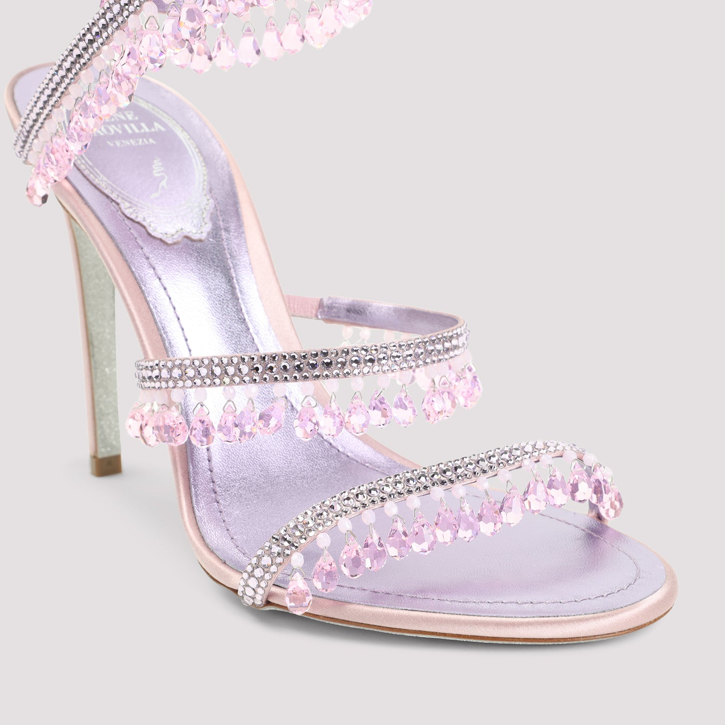 Rene Caovilla Leather Sandals