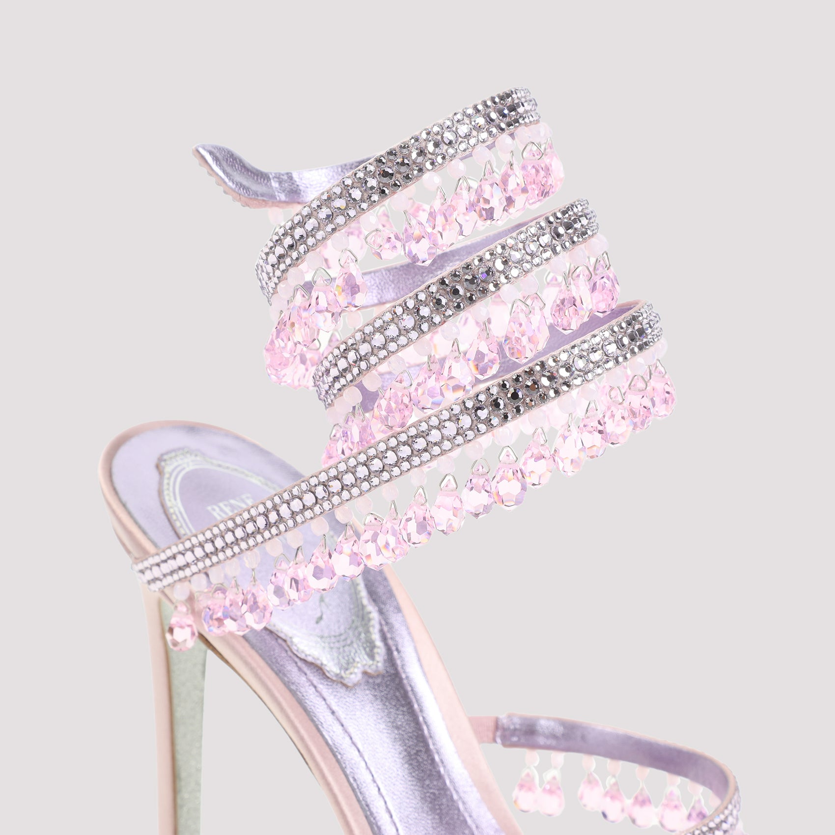 Rene Caovilla Leather Sandals