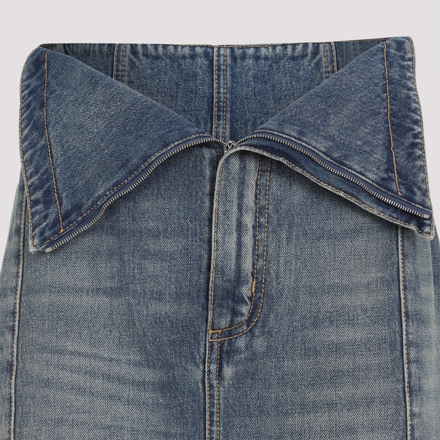 Alexander McQueen Cotton Midi Skirt