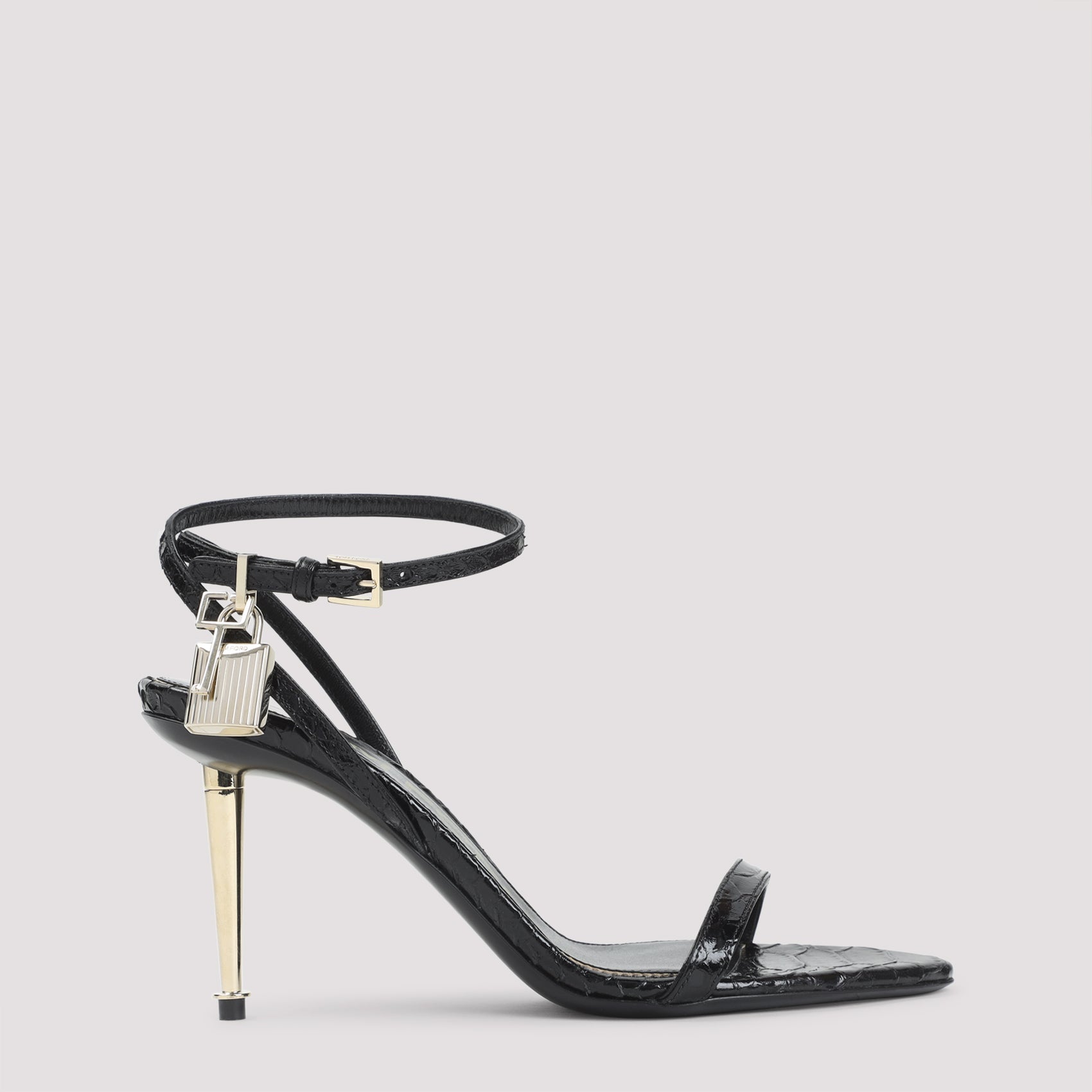 Tom Ford Semi Shiny Printed Python Sandals