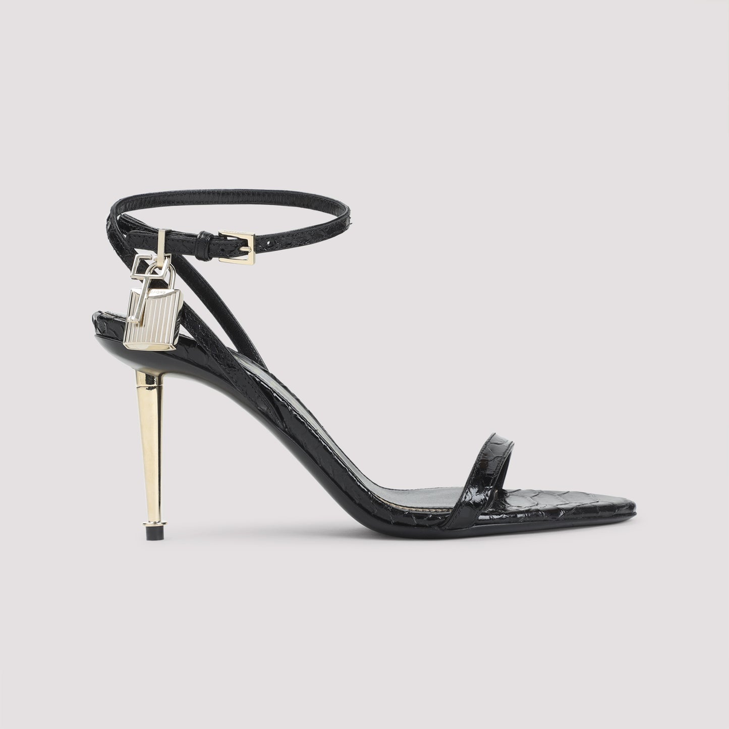 Tom Ford Semi Shiny Printed Python Sandals