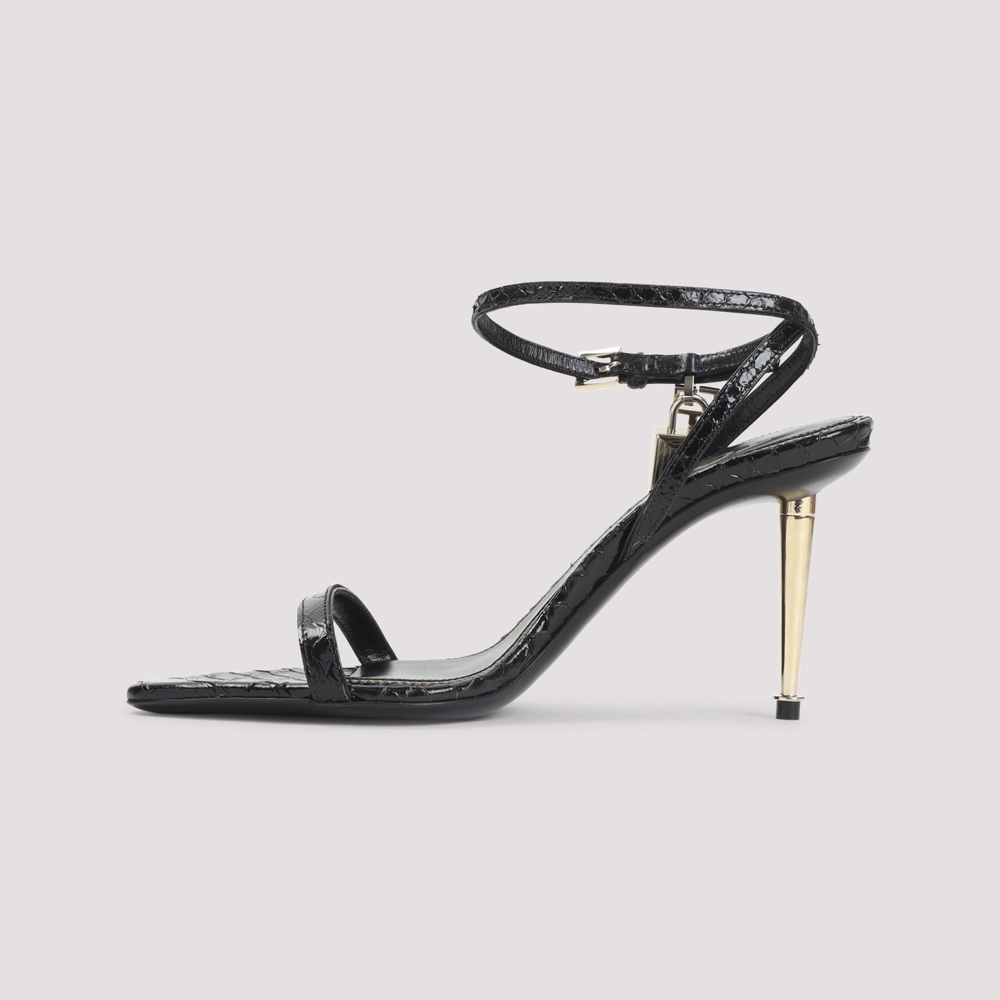 Tom Ford Semi Shiny Printed Python Sandals