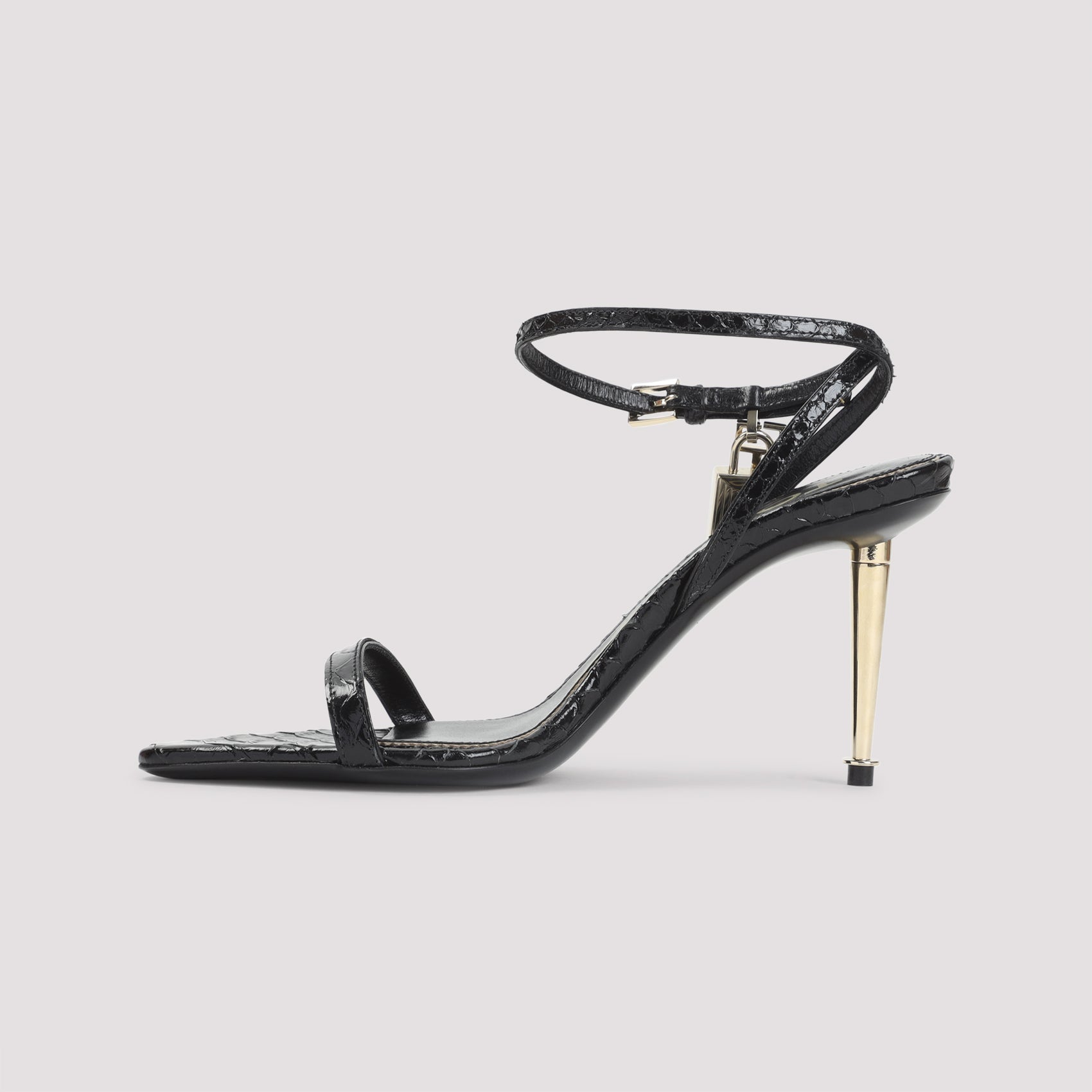 Tom Ford Semi Shiny Printed Python Sandals