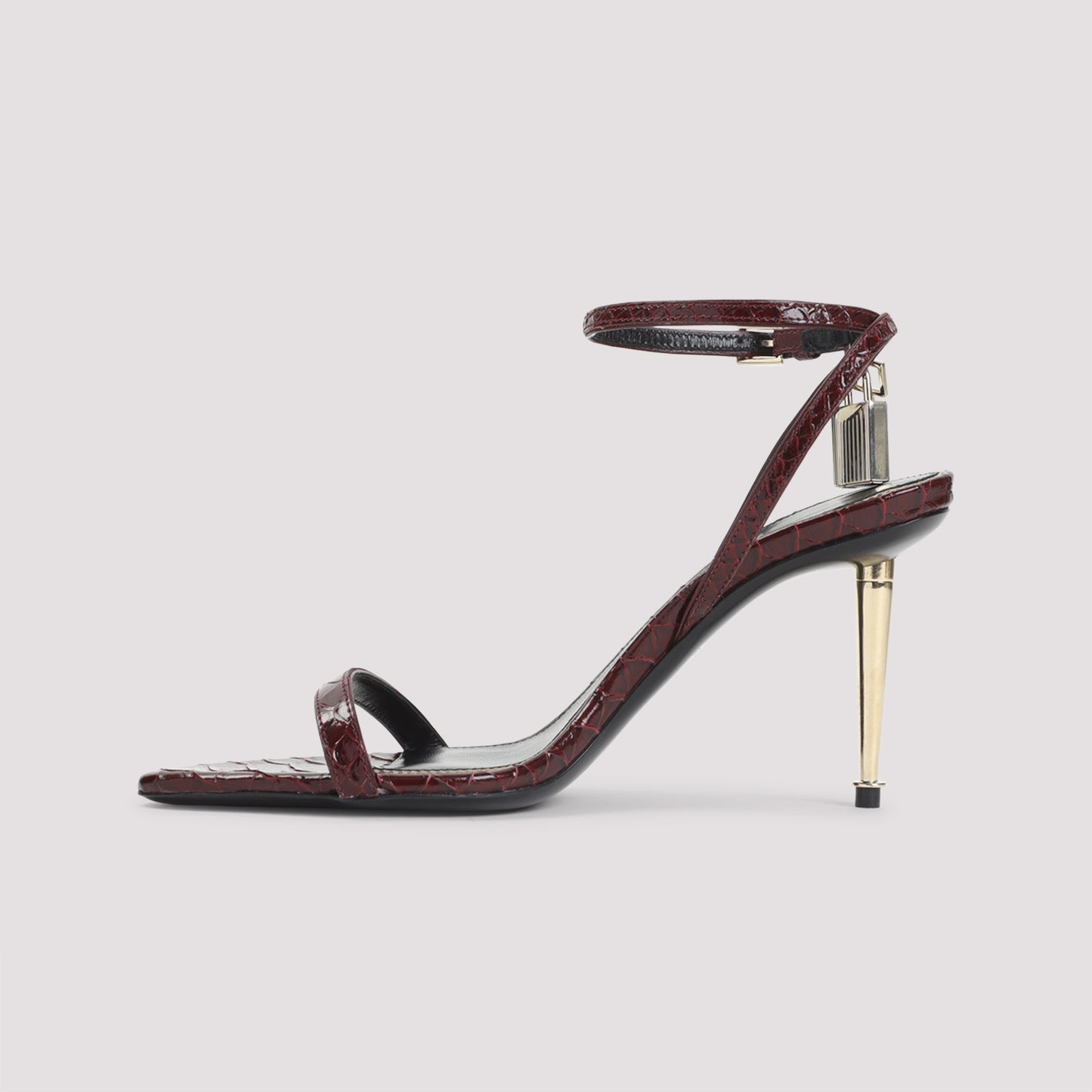 Tom Ford Semi Shiny Printed Python Sandals