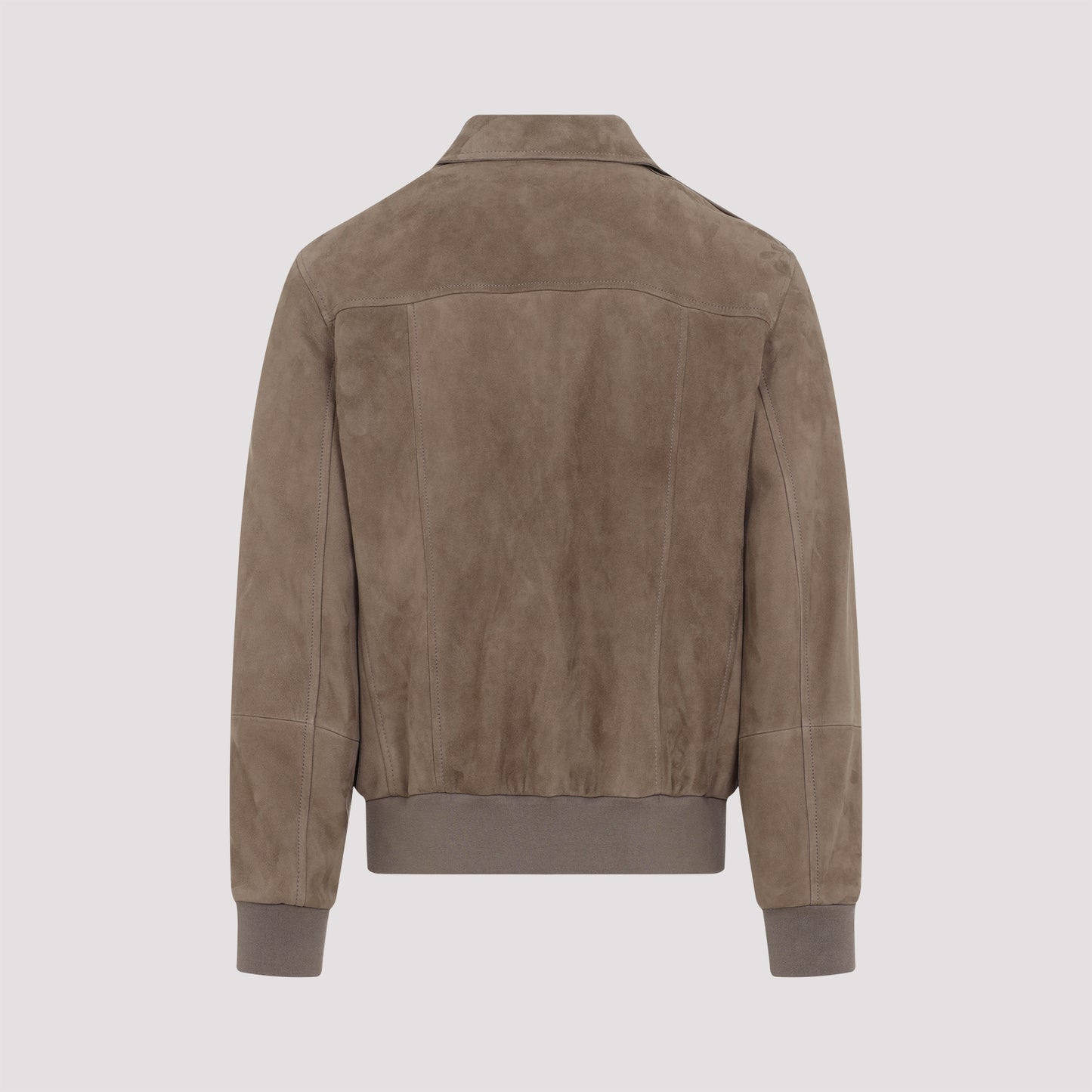 Brunello Cucinelli Leather Bomber Jacket
