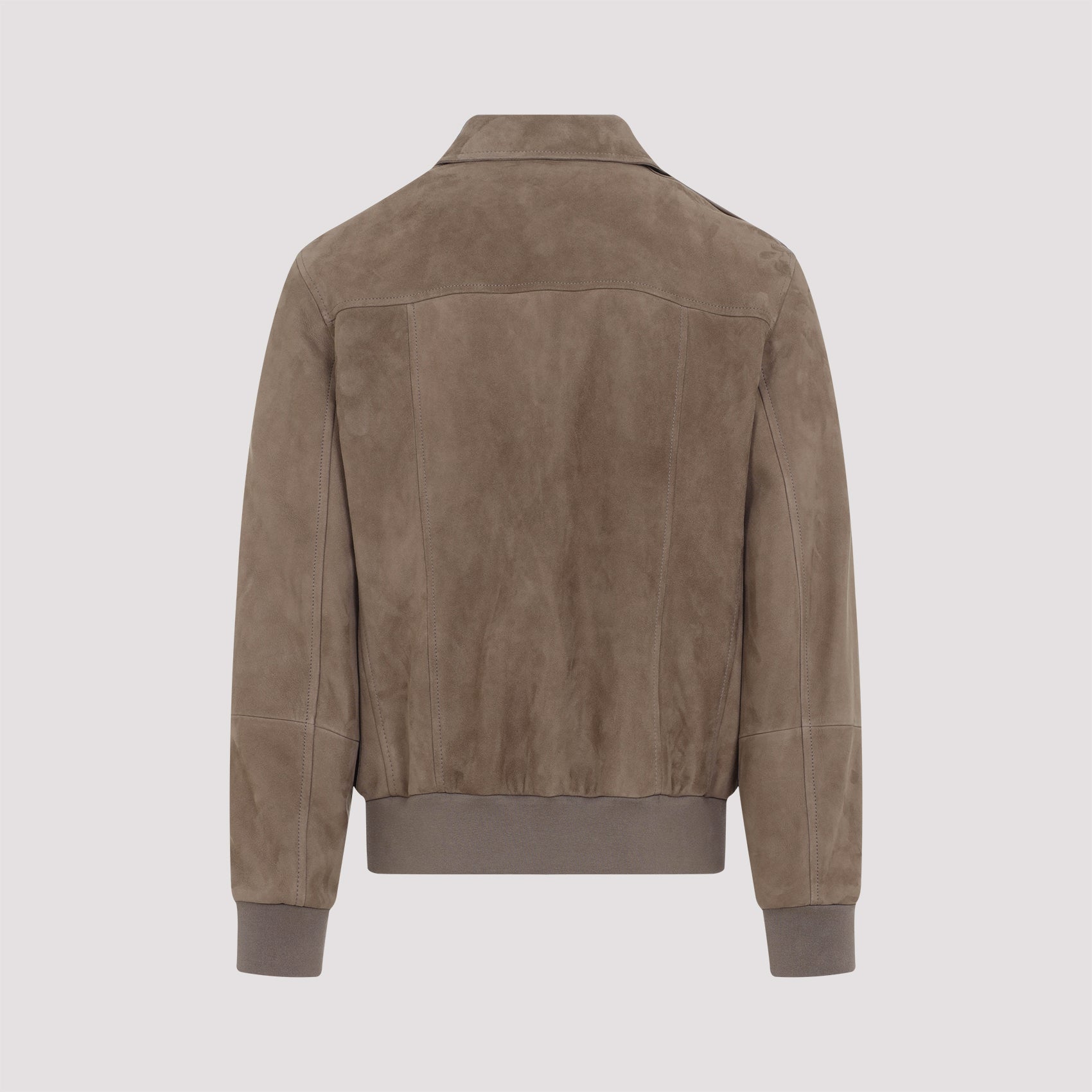 Brunello Cucinelli Leather Bomber Jacket