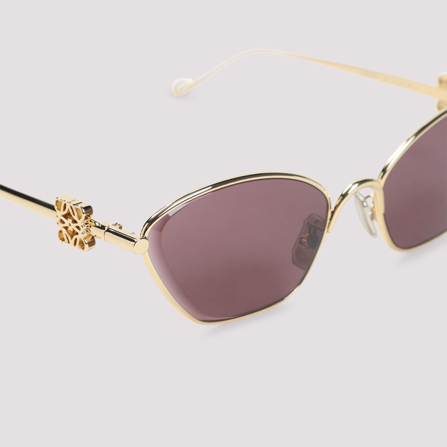 Loewe Eyewear Anagram Metal Hexagon Sunglasses