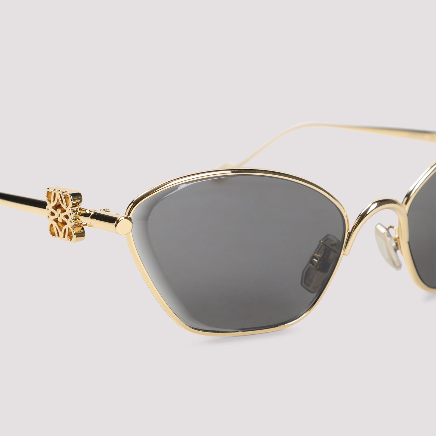 Loewe Eyewear Anagram Metal Hexagon Sunglasses