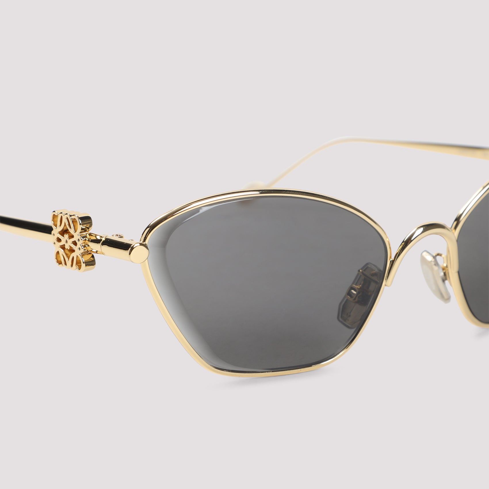 Loewe Eyewear Anagram Metal Hexagon Sunglasses