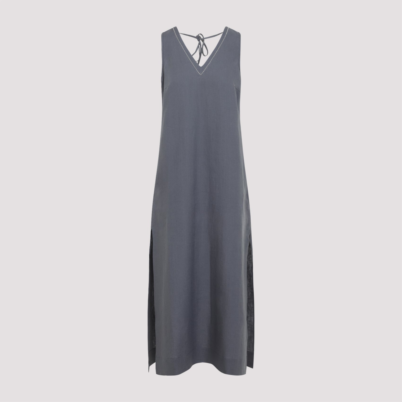 Peserico V-neckline Long Dress