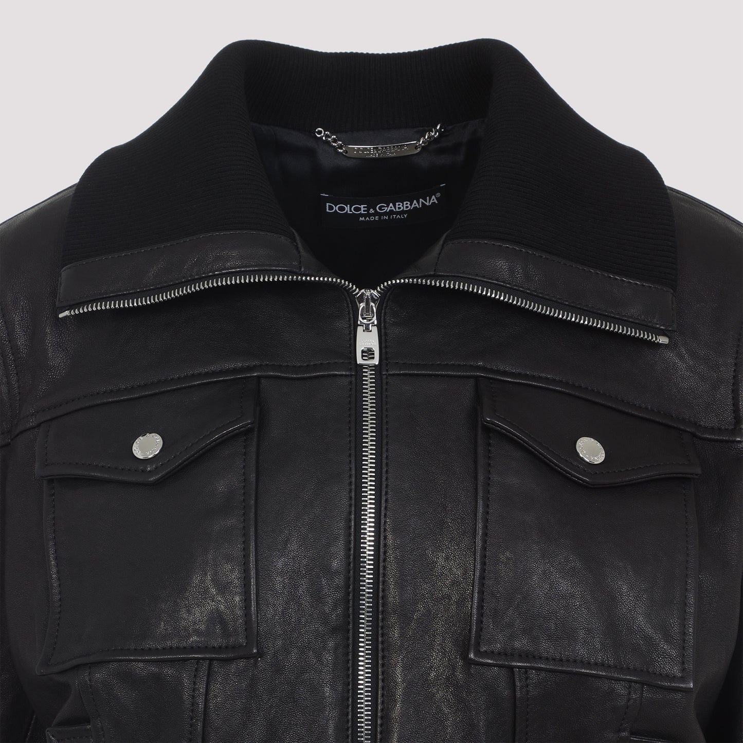 Dolce & Gabbana Leather Jacket