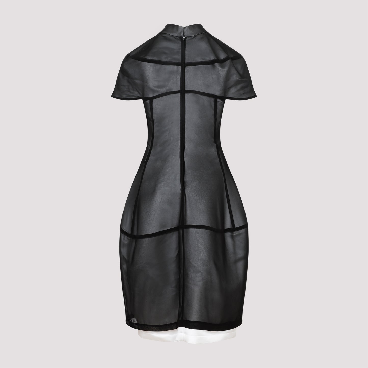 Comme Des Garçons Polyester Mini Dress