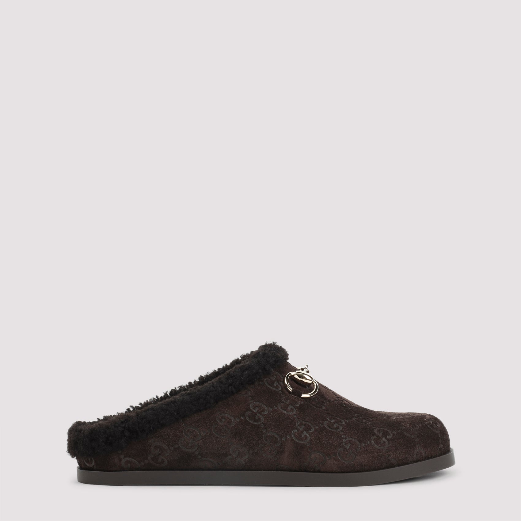 Gucci Suede Leather Mules