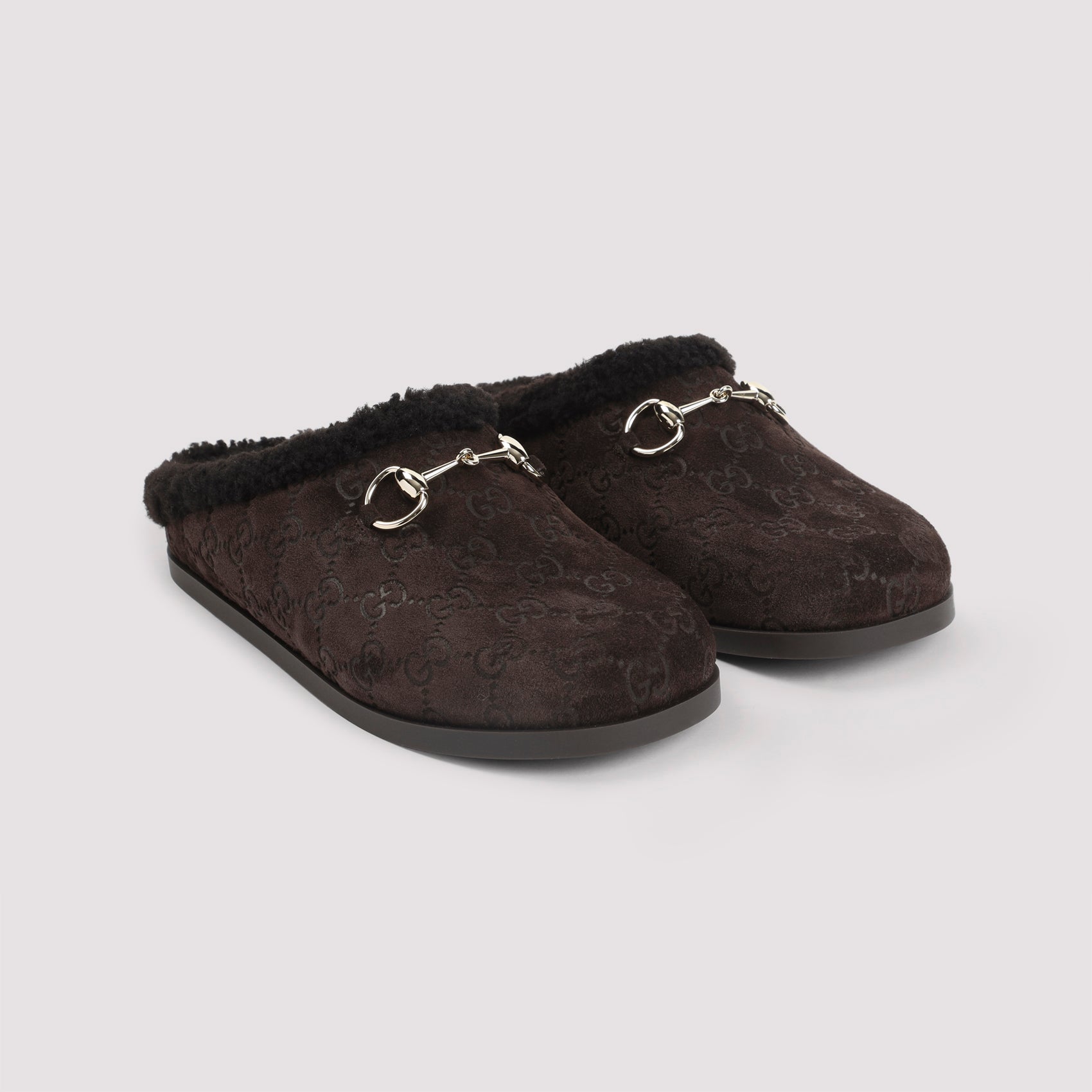 Gucci Suede Leather Mules