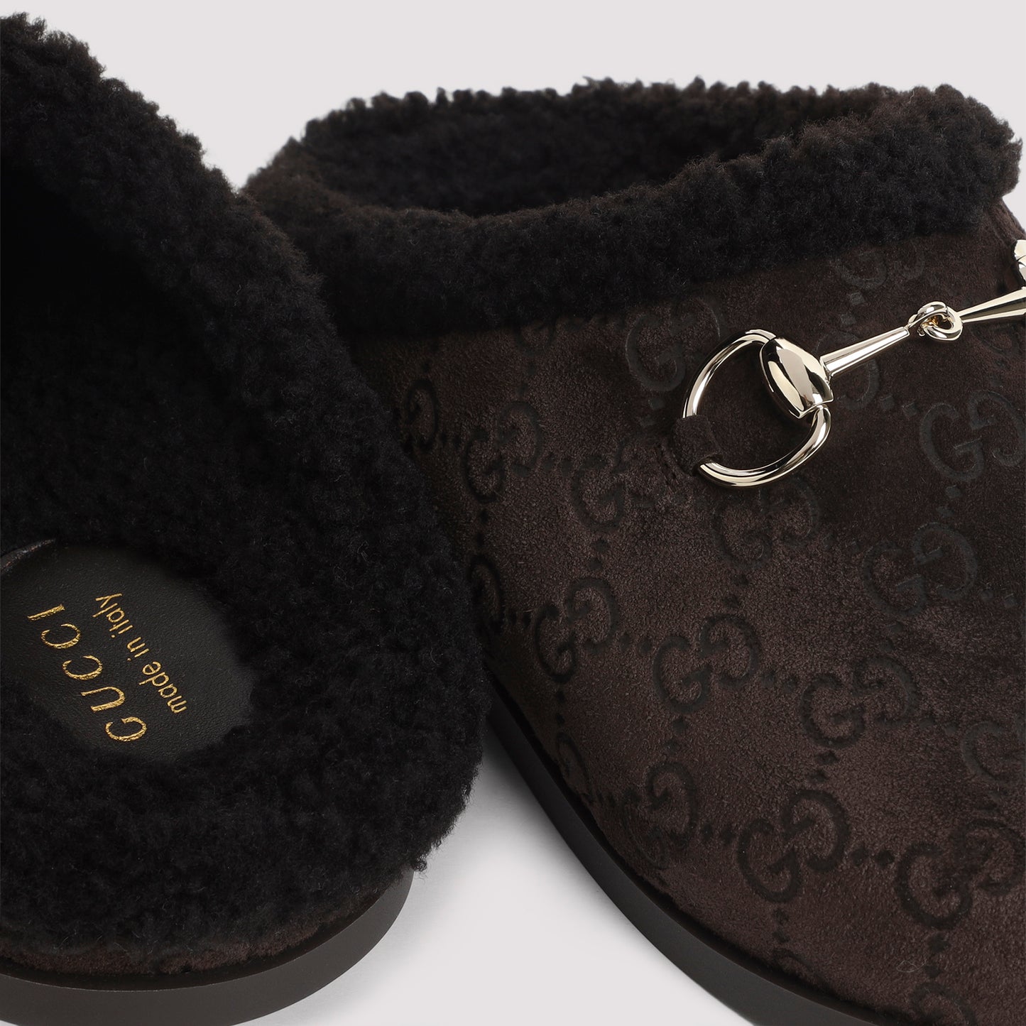 Gucci Suede Leather Mules
