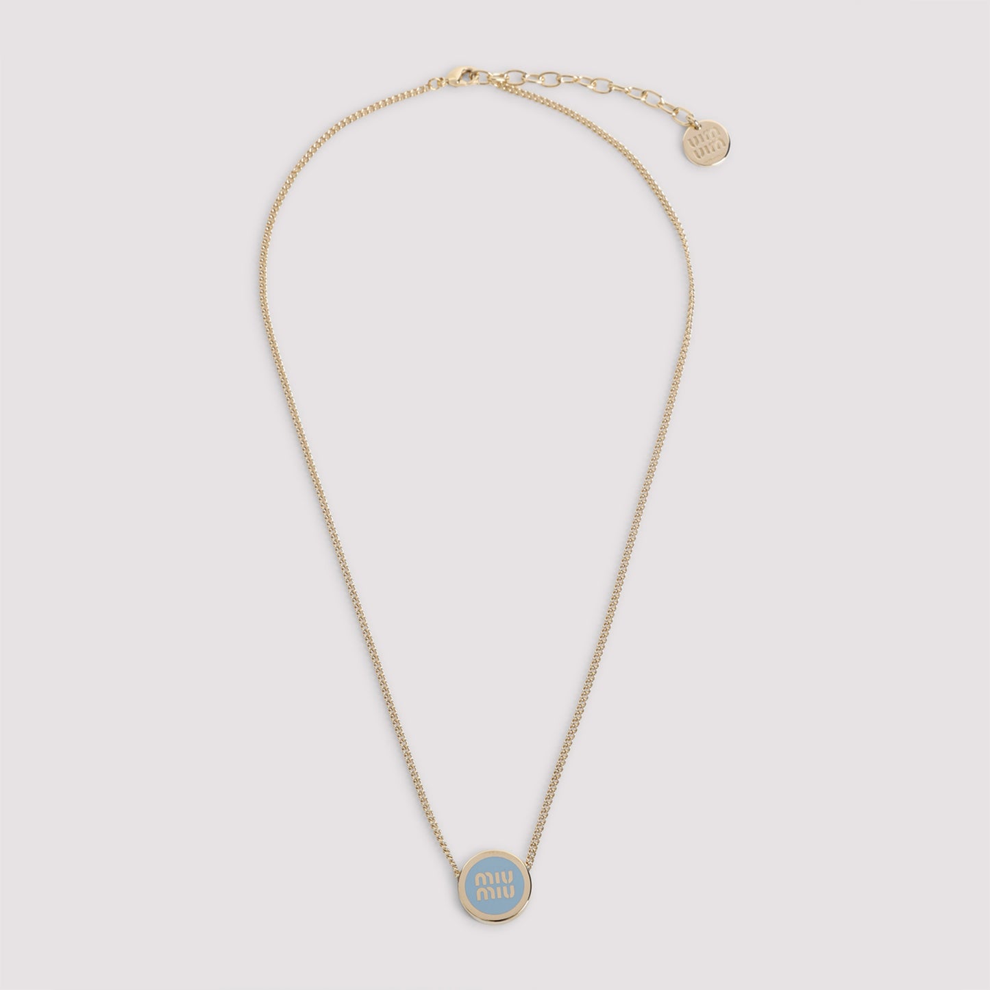Miu Miu Brass Necklace