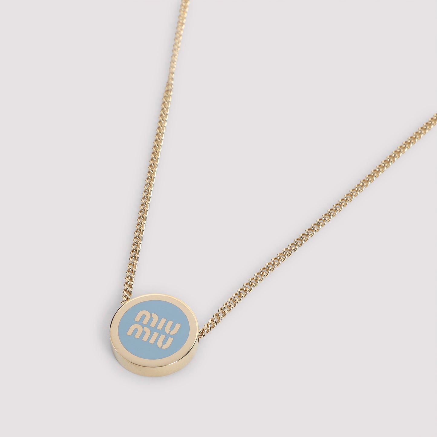 Miu Miu Brass Necklace