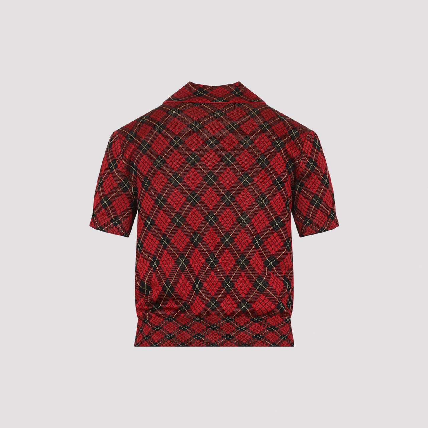 Alexander McQueen Microcheck Polo