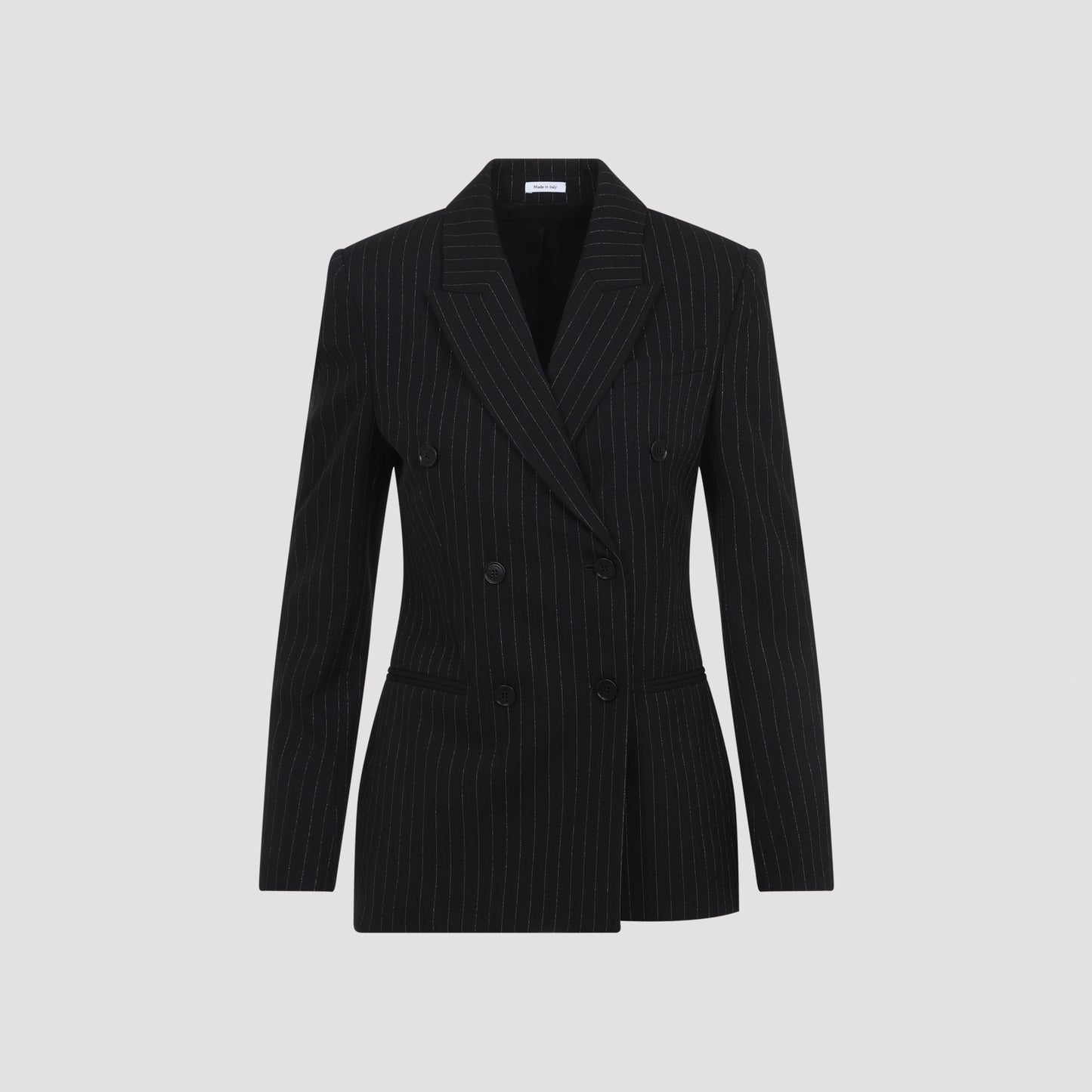 Alexander McQueen Pinstripe Lurex Jacket