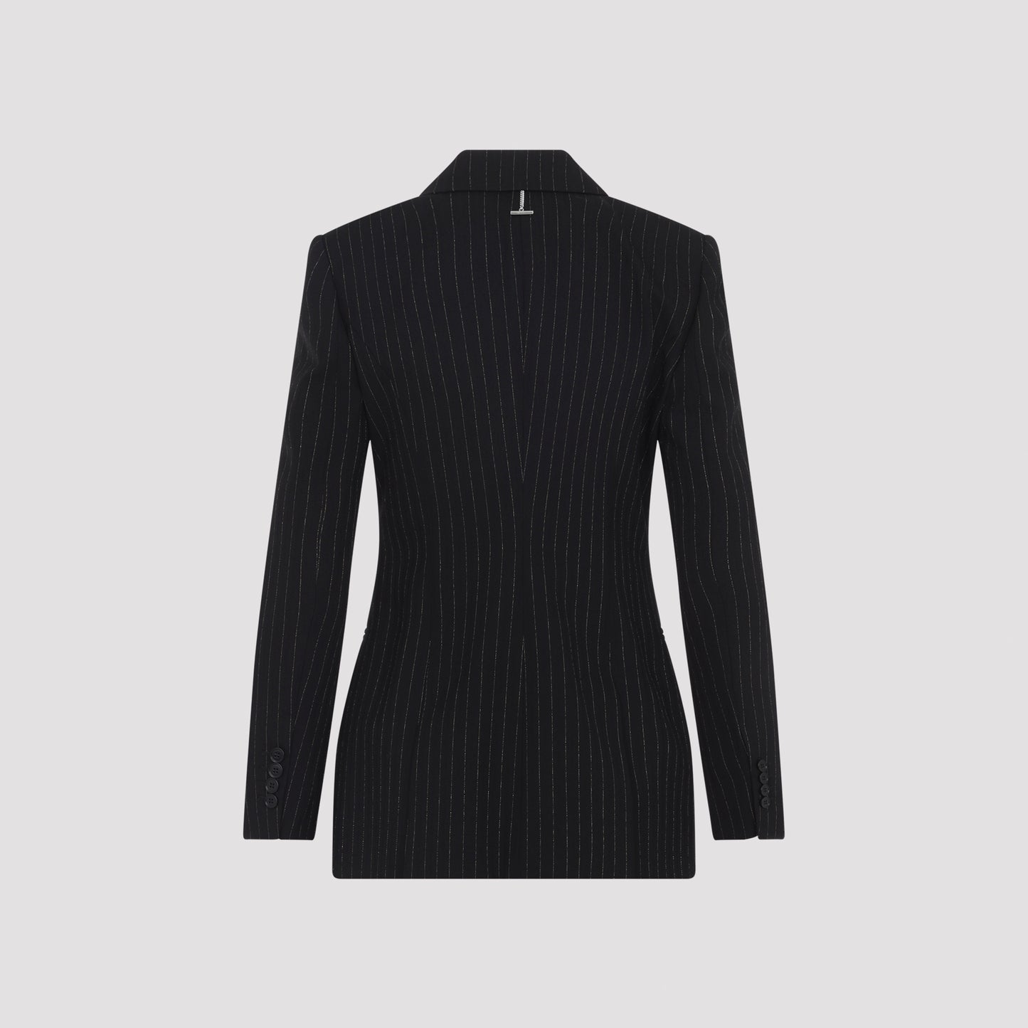 Alexander McQueen Pinstripe Lurex Jacket