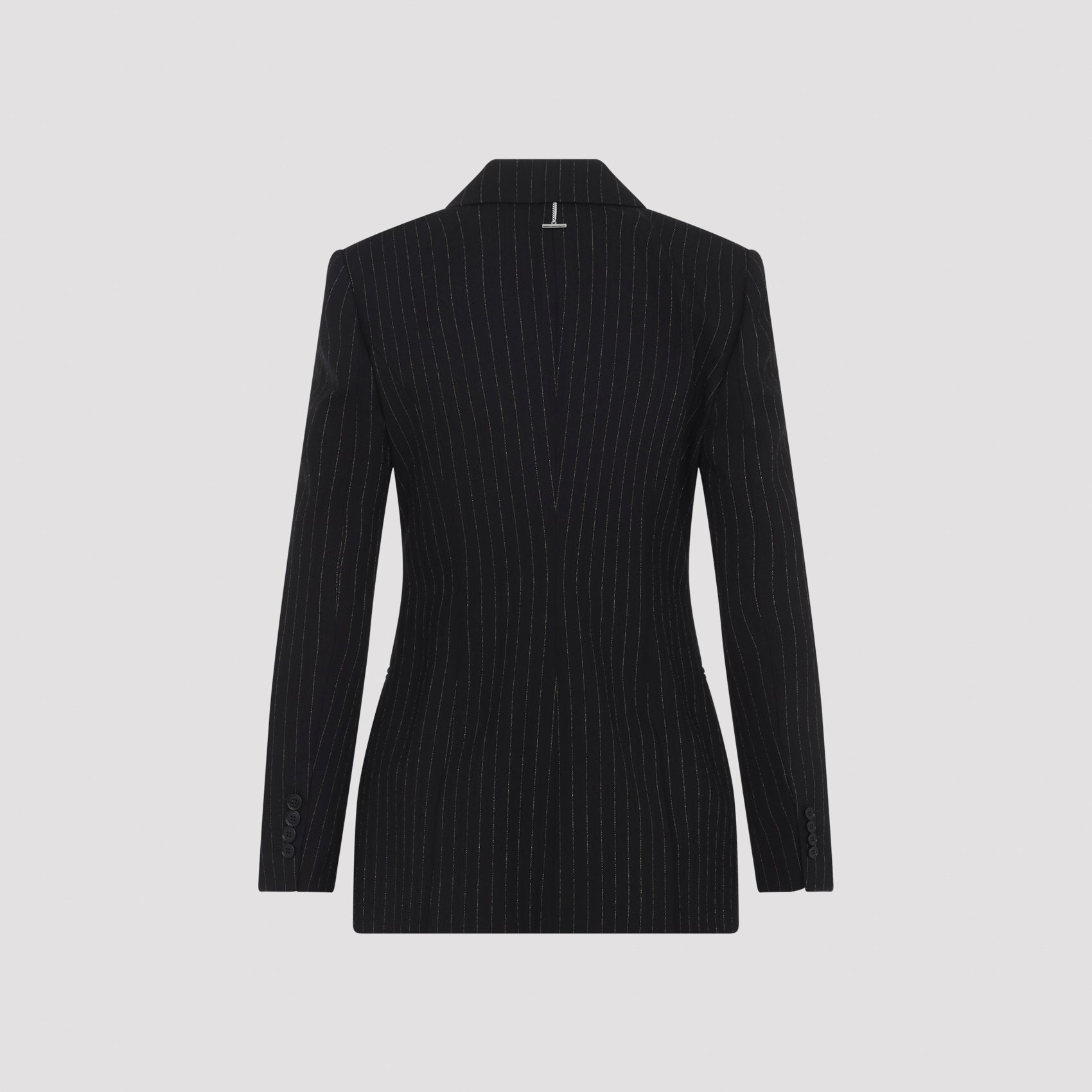 Alexander McQueen Pinstripe Lurex Jacket