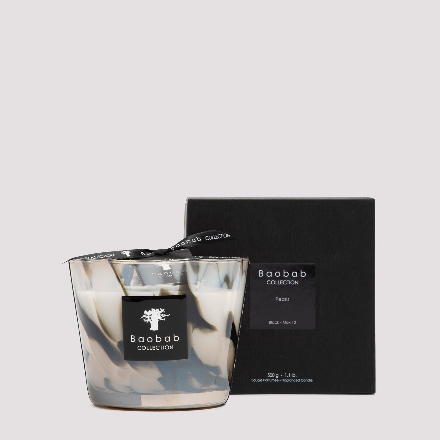 Baobab Collection Black Pearls Candle Max10