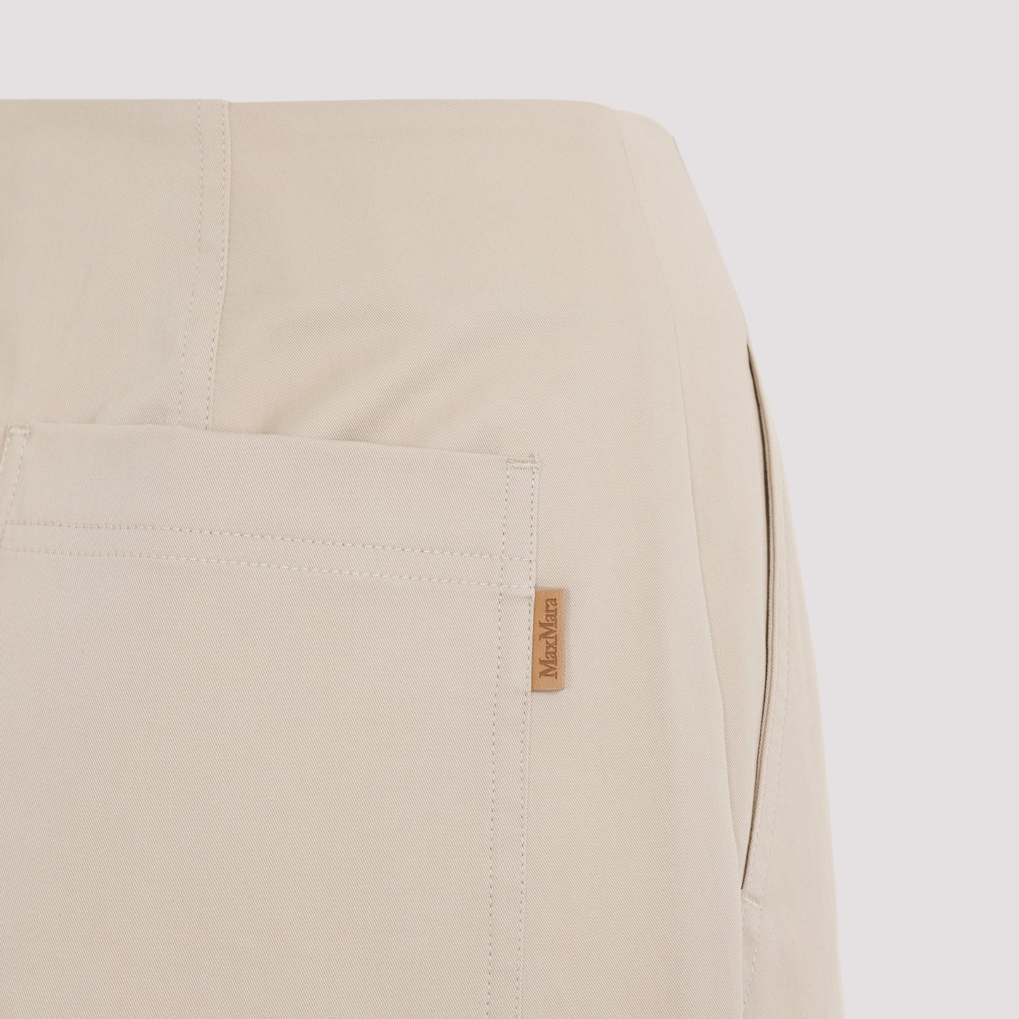 Max Mara Empoli Cotton Twill Pants