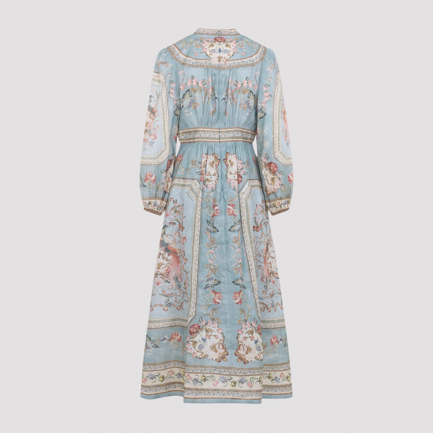 Zimmerman Roselight Plunge Midi Dress
