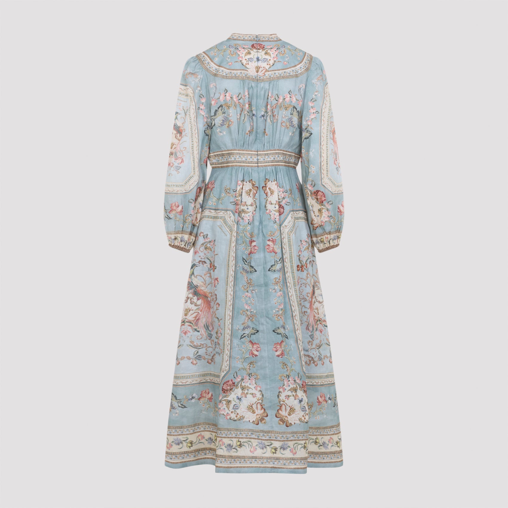 Zimmerman Roselight Plunge Midi Dress