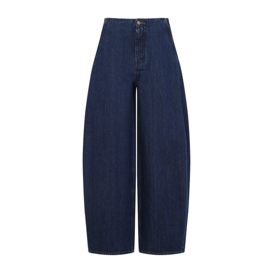 Jil Sander Wide Leg Denim Pants