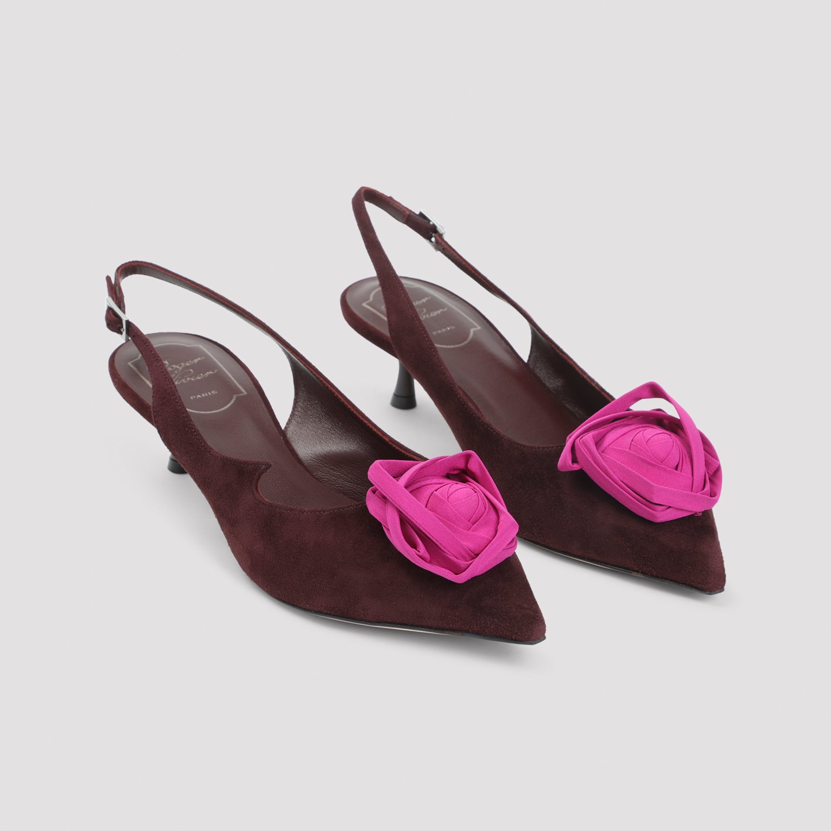 Roger Vivier Suede Slingback