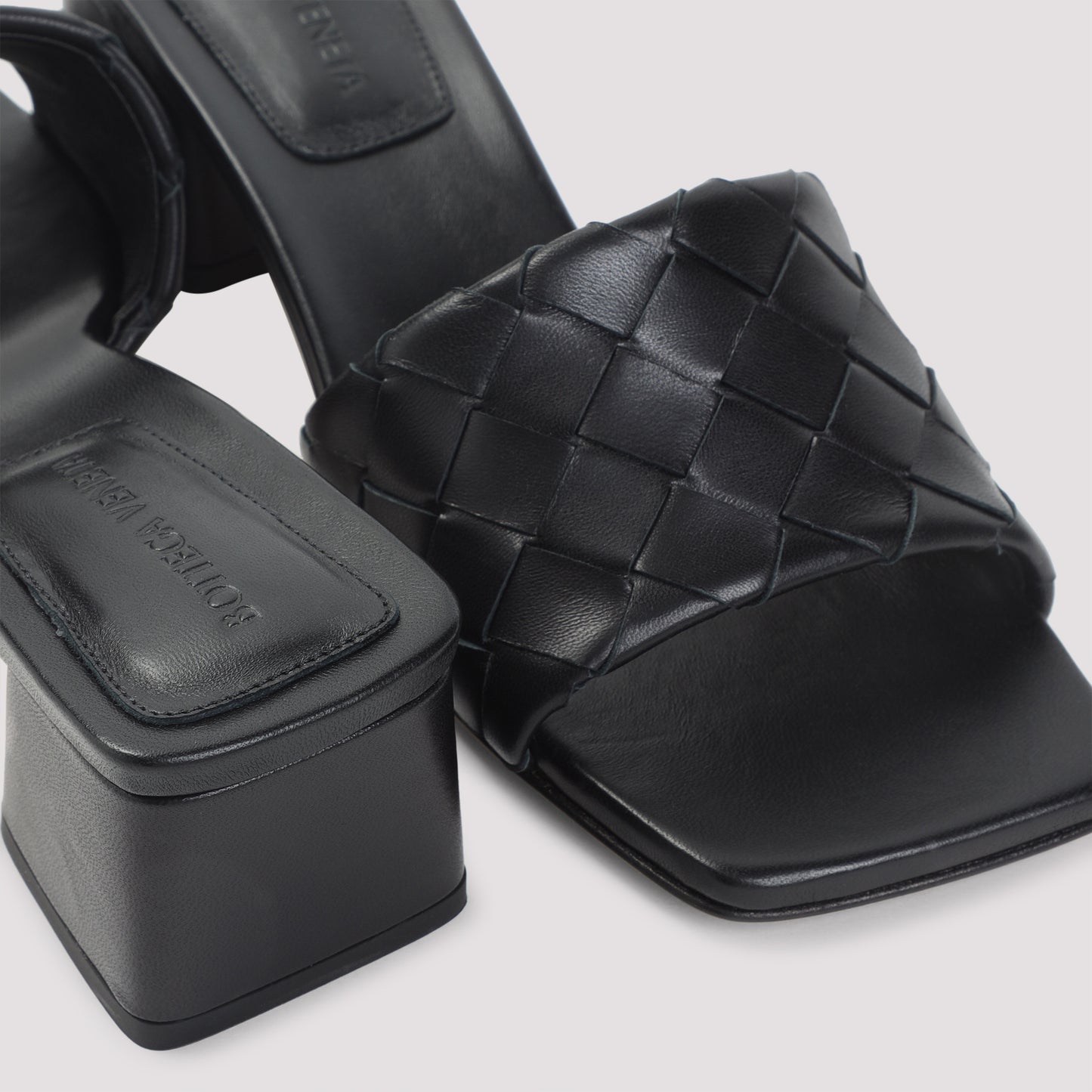 Bottega Veneta Kitten Heel Mule Sandal