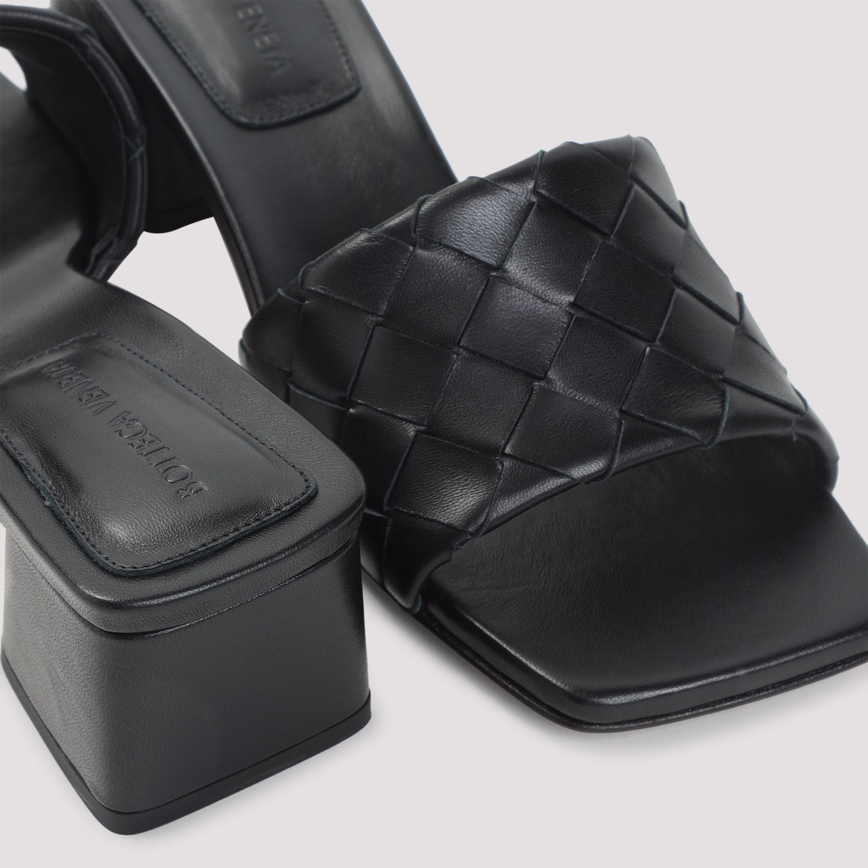 Bottega Veneta Kitten Heel Mule Sandal