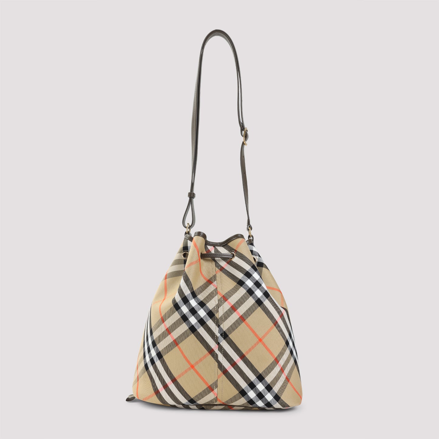 Burberry Medium Drawstring Bucket Shoulder Bag