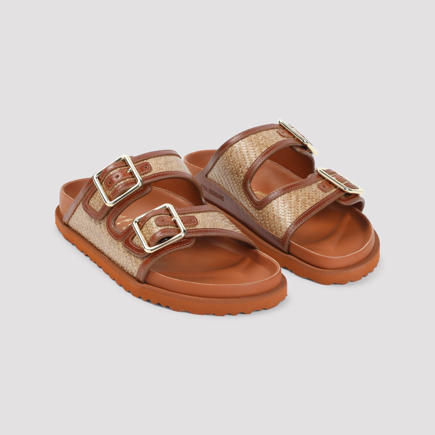 Birkenstock 1744 Arizona Raffia Sandals