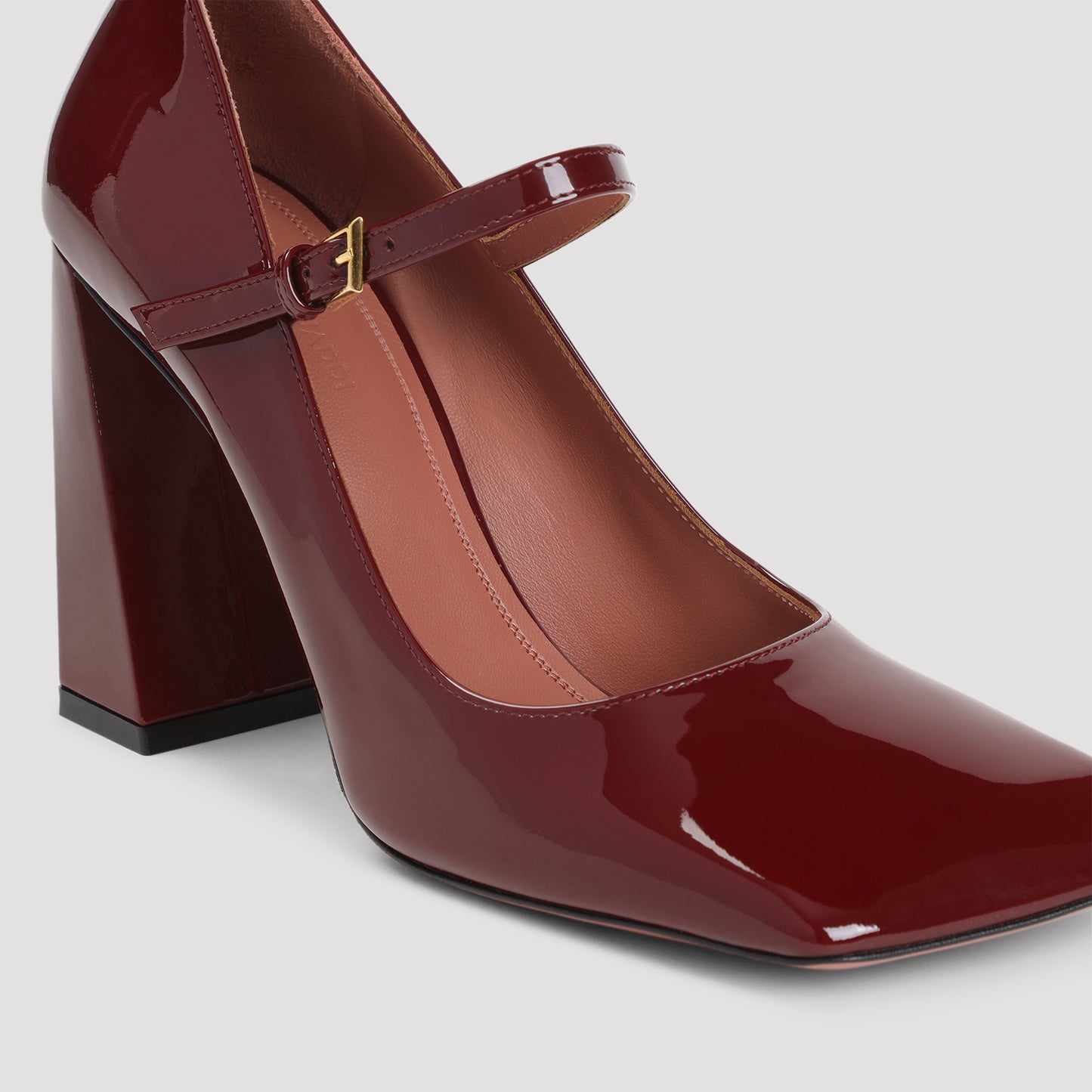 Amina Muaddi Charlotte Mary Jane 45 Pumps