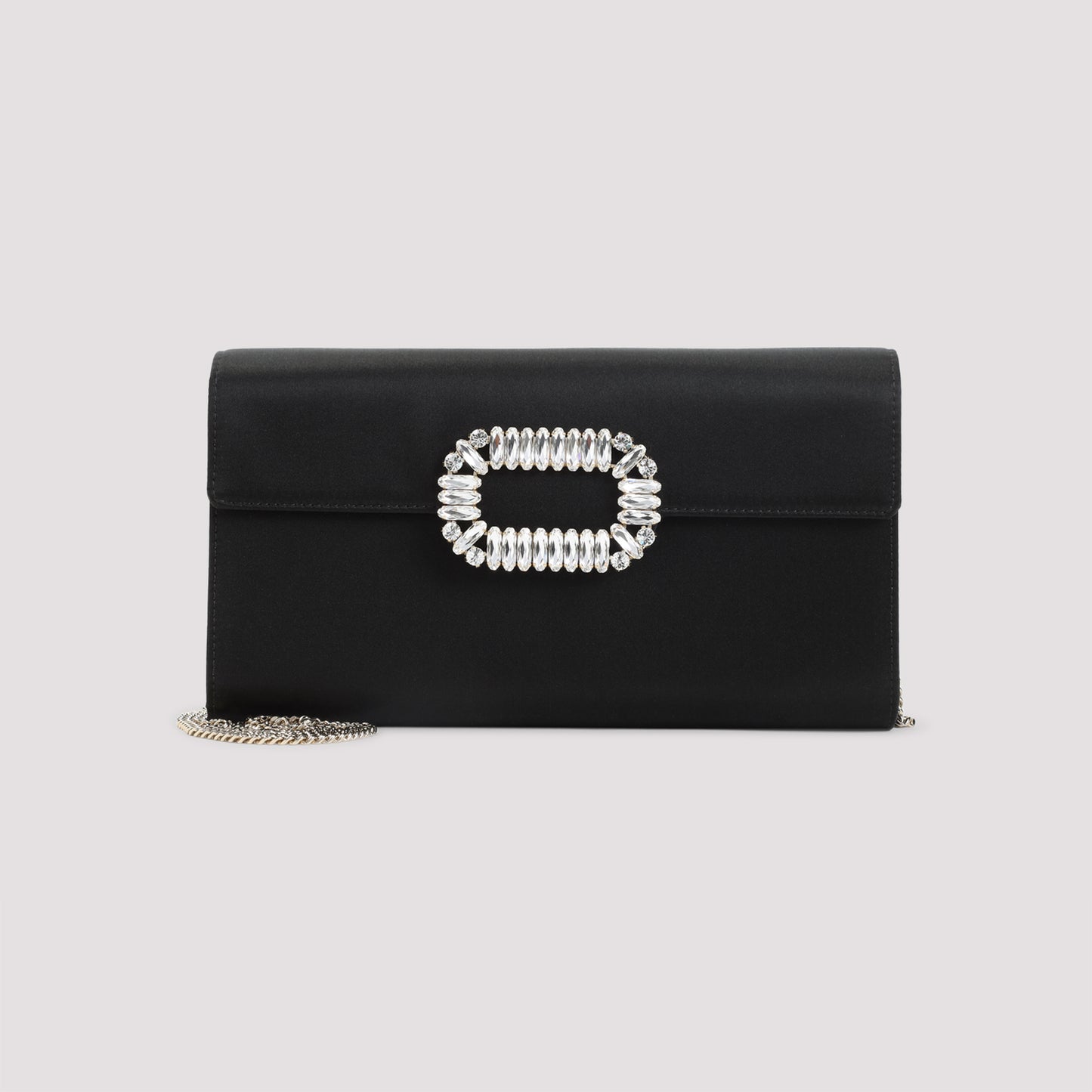 Roger Vivier Envelope Flap Sexy Choc Buckle Clutch
