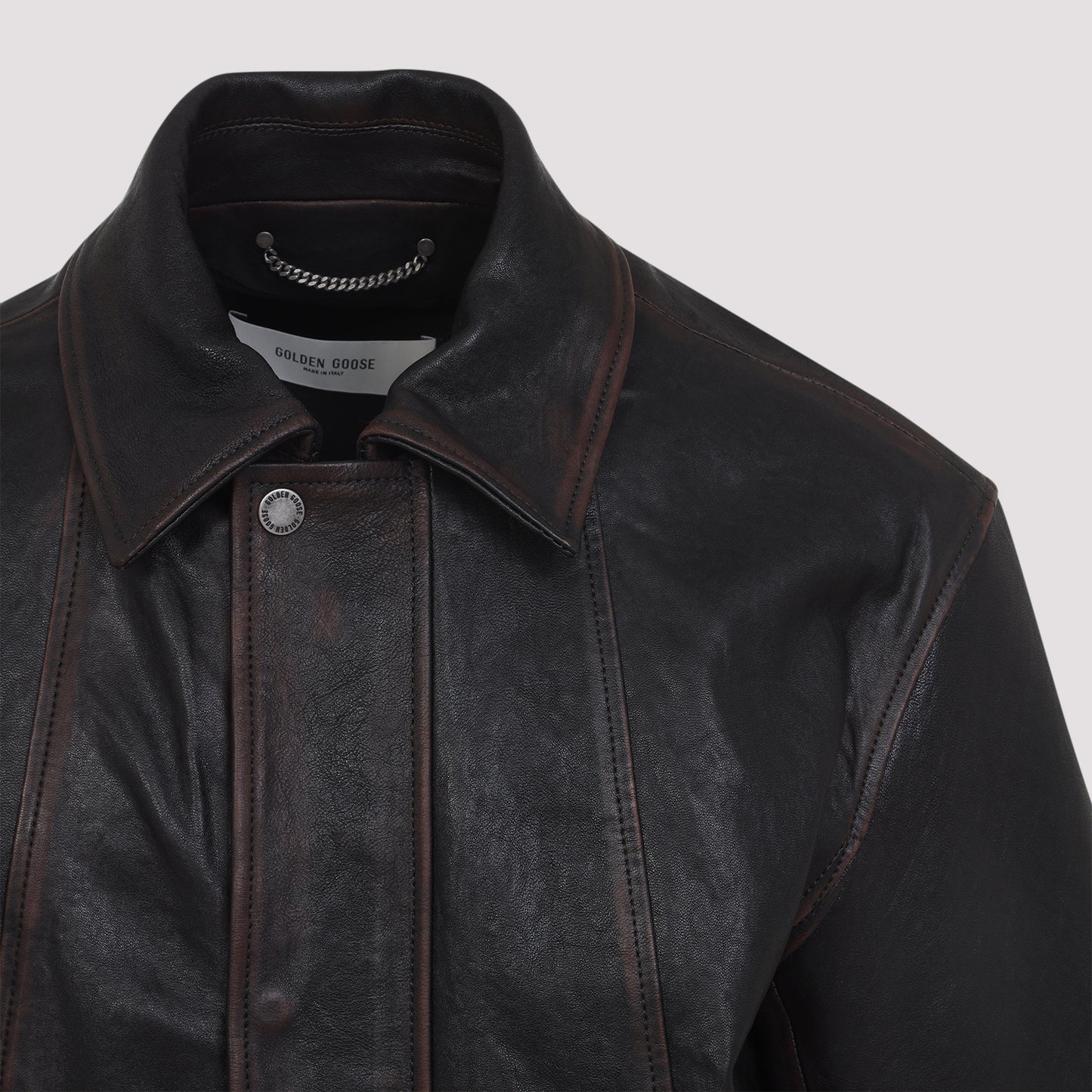 Golden Goose Prince Nappa Leather Bomber Jacket