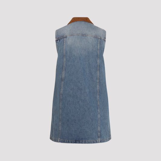 Versace Denim Stone Wash Dress